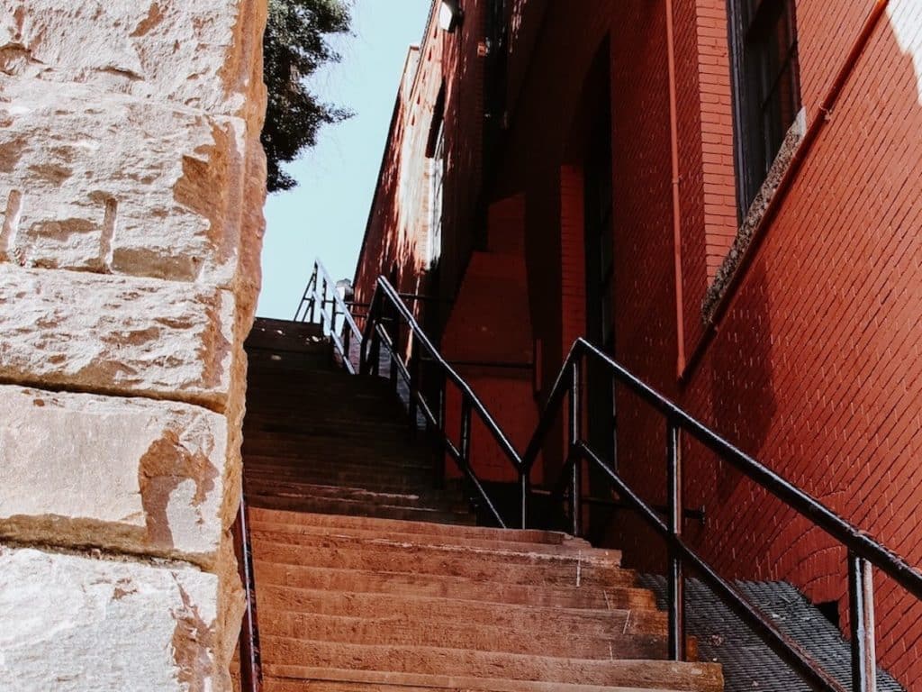 Haunted Georgetown Exorcist Stairs