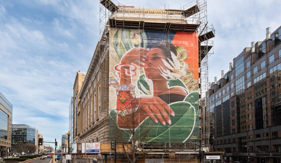 Gorgeous Four-Story Mural Envelopes National Museum Of Women In The Arts Renovation