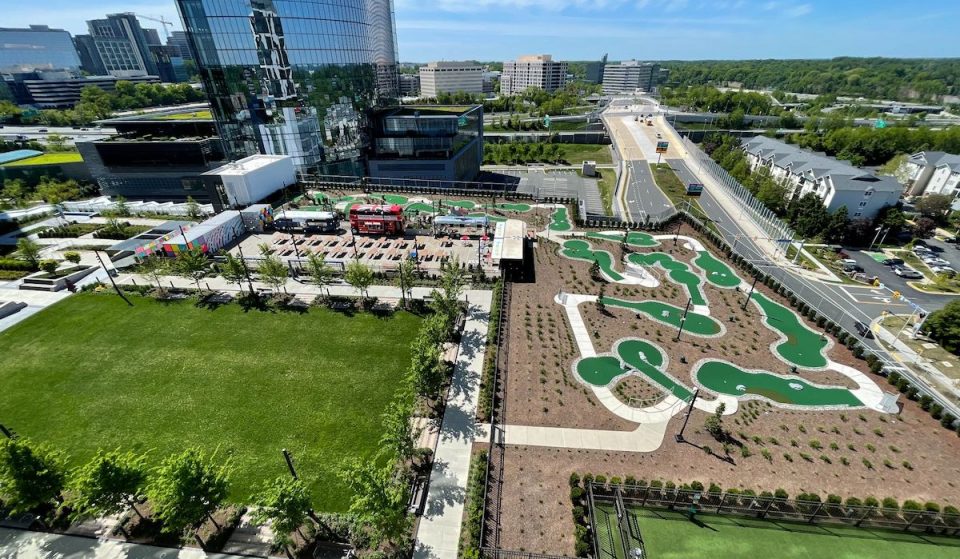 ‘Swing. Sip. Socialize’: Exciting Mini-Golf Course Opens Atop Capital One Center