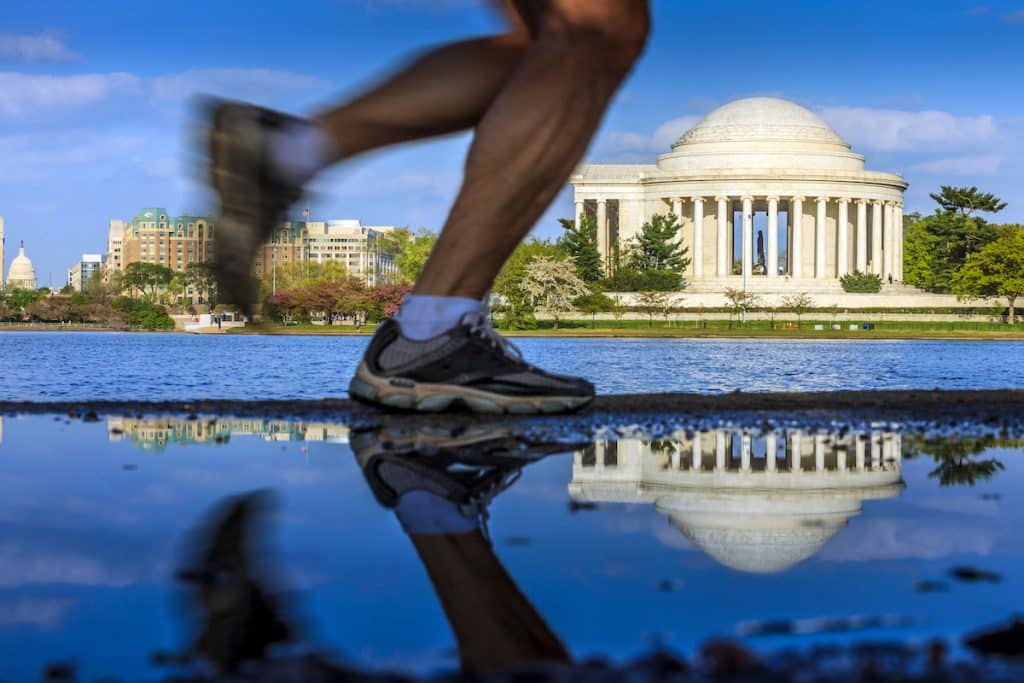 Jefferson Memorial Walking