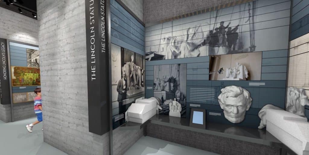 Lincoln Memorial museum rendering
