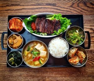 Food offerings from Korean favorite in DC, Mandu