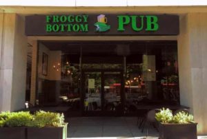 Exterior and patio at Froggy Bottom Pub in Washington DC