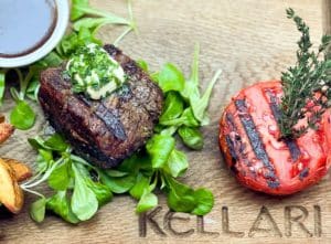 Greek-style meat dish from Kellari Taverna in DC