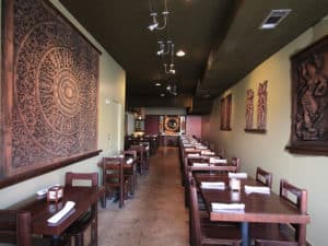 Interiors at Regent Thai Cuisine in DC