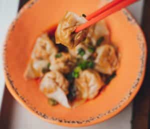 Chinese dumplings from Reren Lamen & Bar in Washington DC