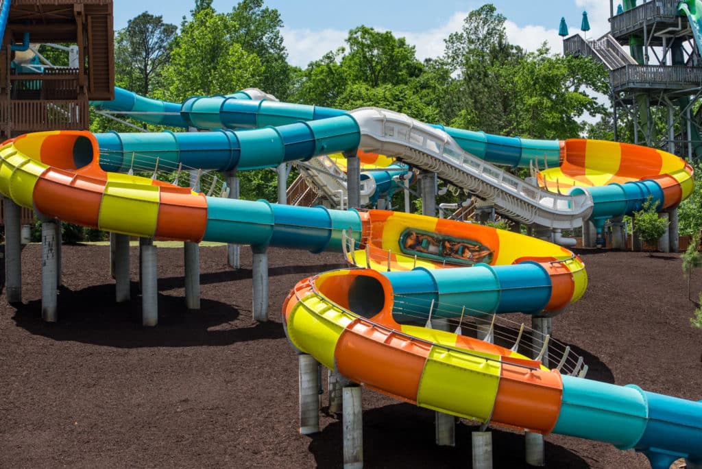 waterslide at water country usa