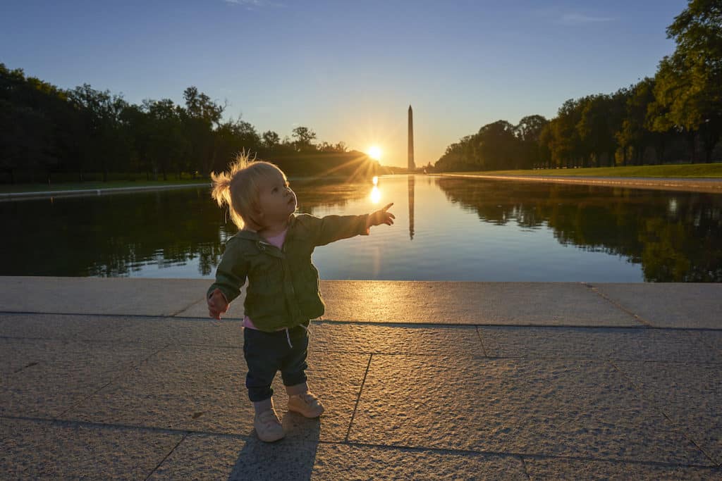 Washington, D.C. Washington Monument baby