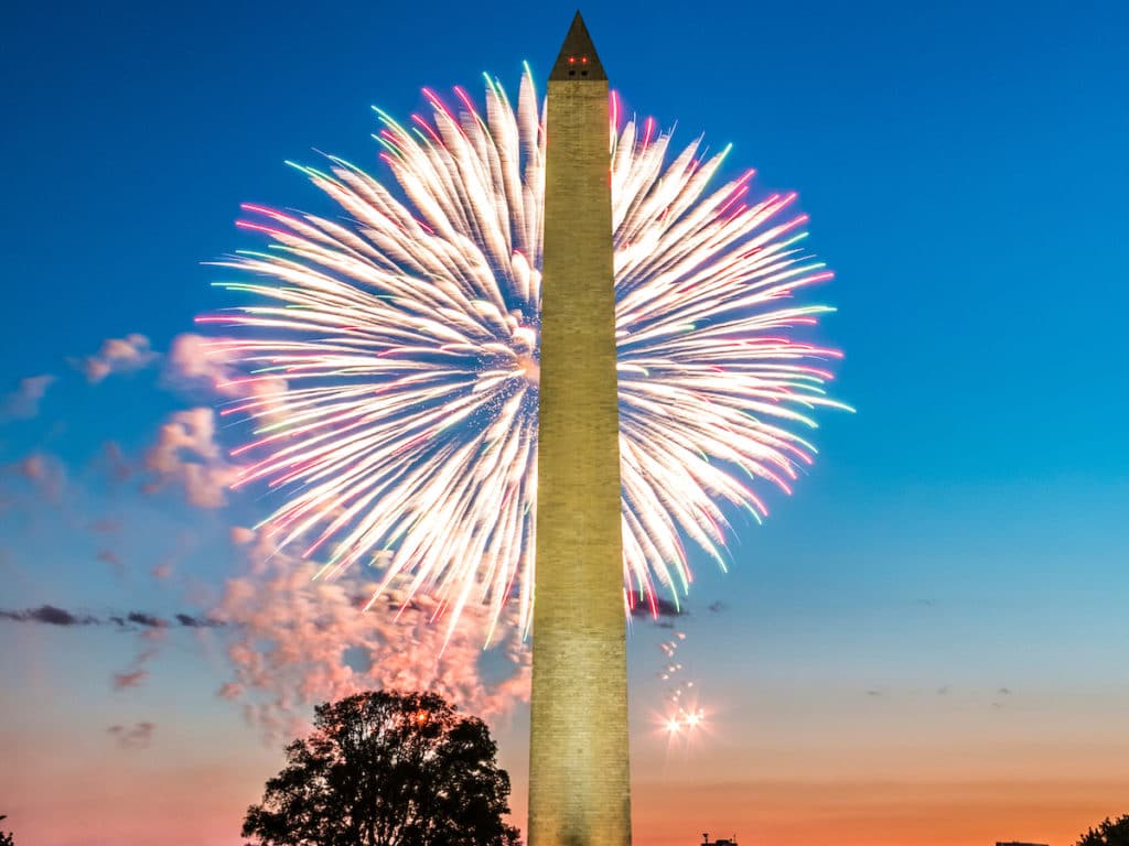 Washington D.C. Fourth of July fireworks